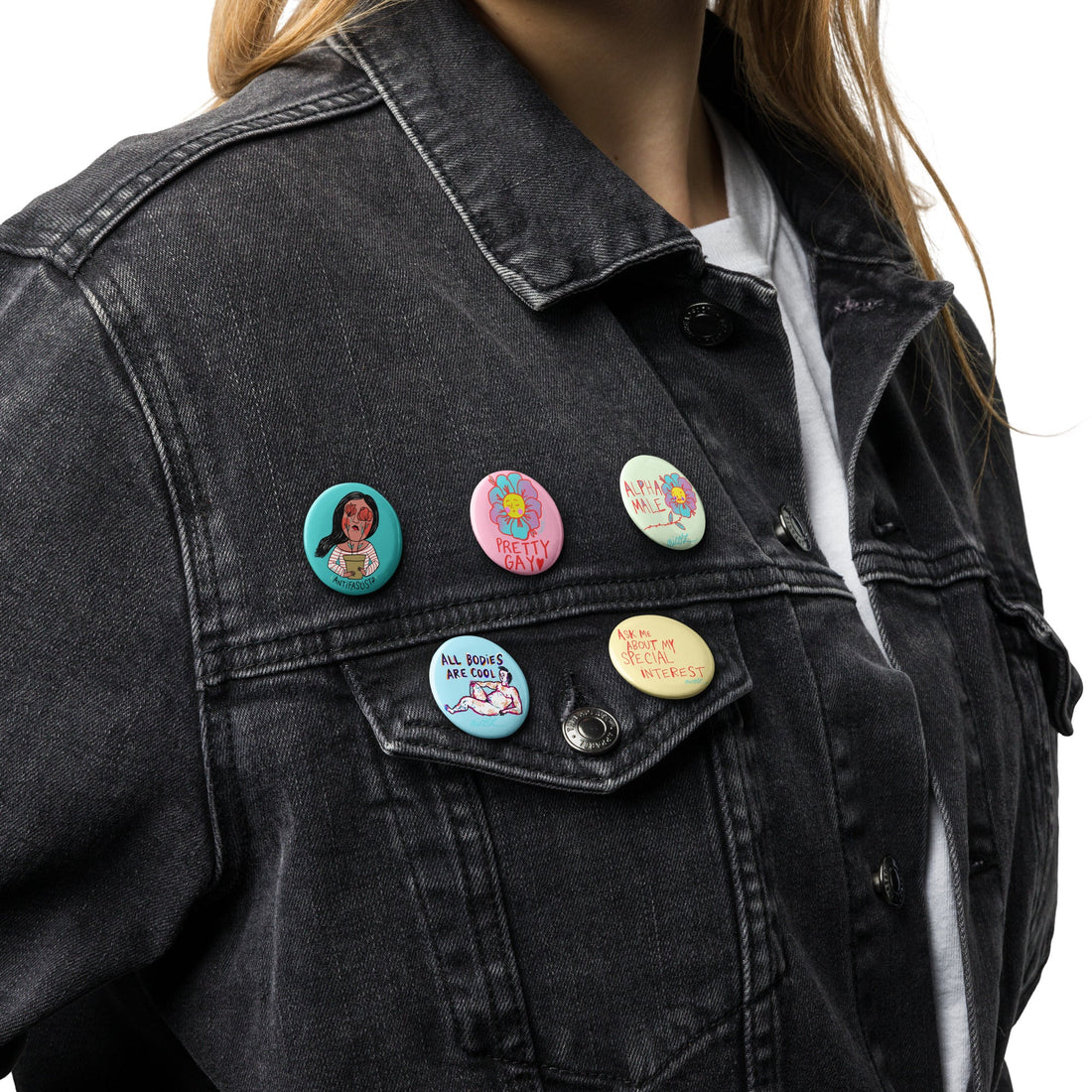 Pretty Woke Pin Pack ♥ — Five Pins, Five Statements