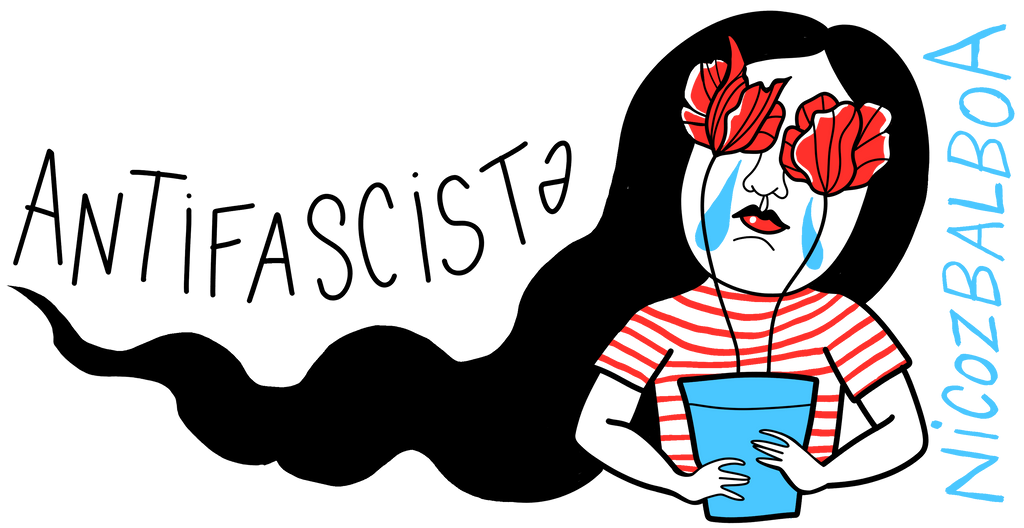 Antifascistə Activist Hat - Art by Nicoz Balboa