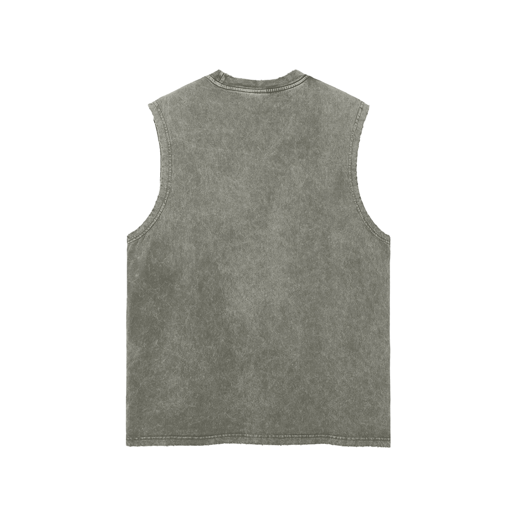 New Perimeter - Frayed Hem Tank Top