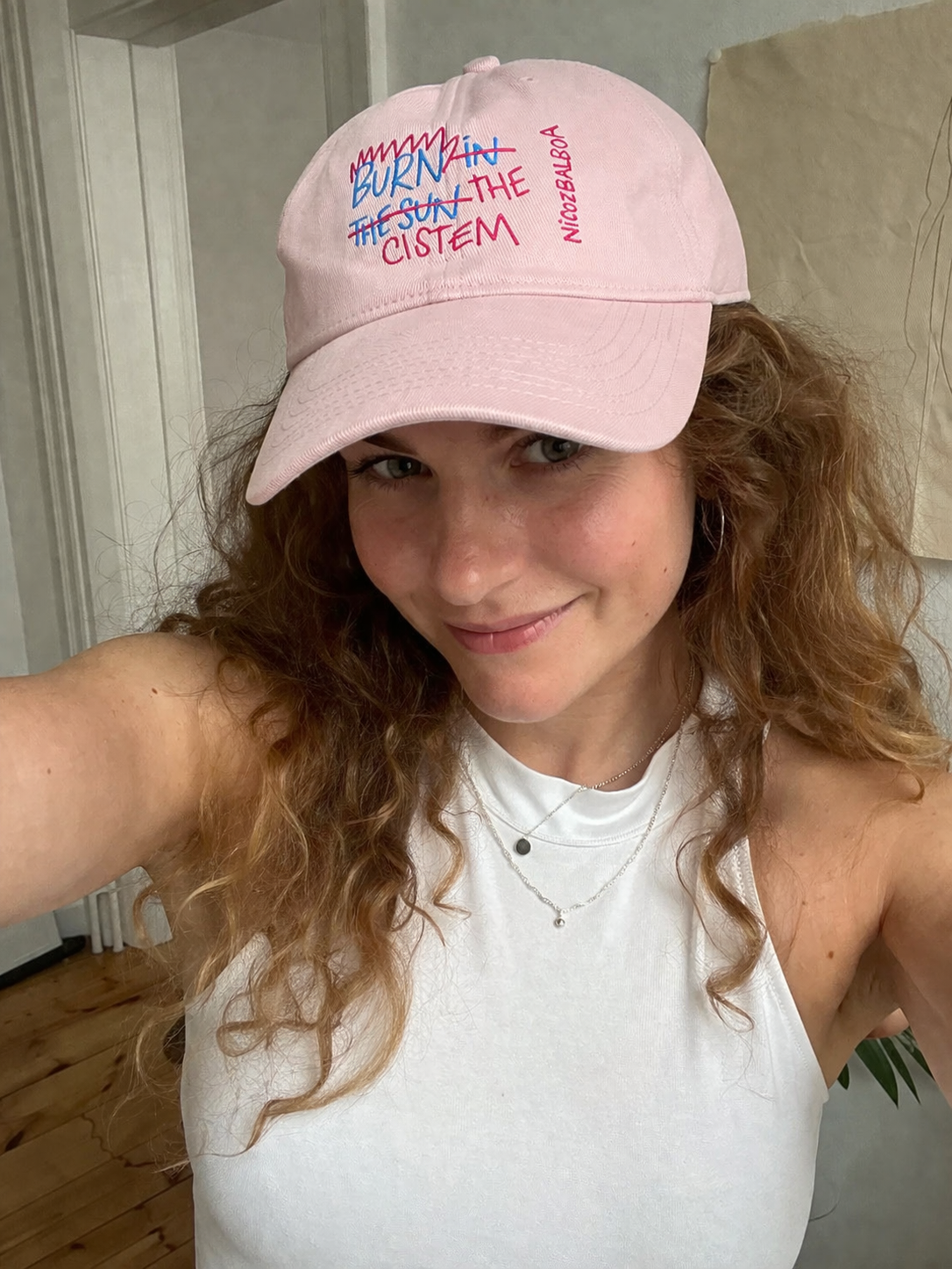 Burn the Cistem — Embroidered Washed Cap