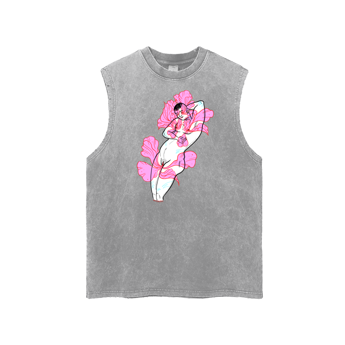 New Perimeter - Frayed Hem Tank Top