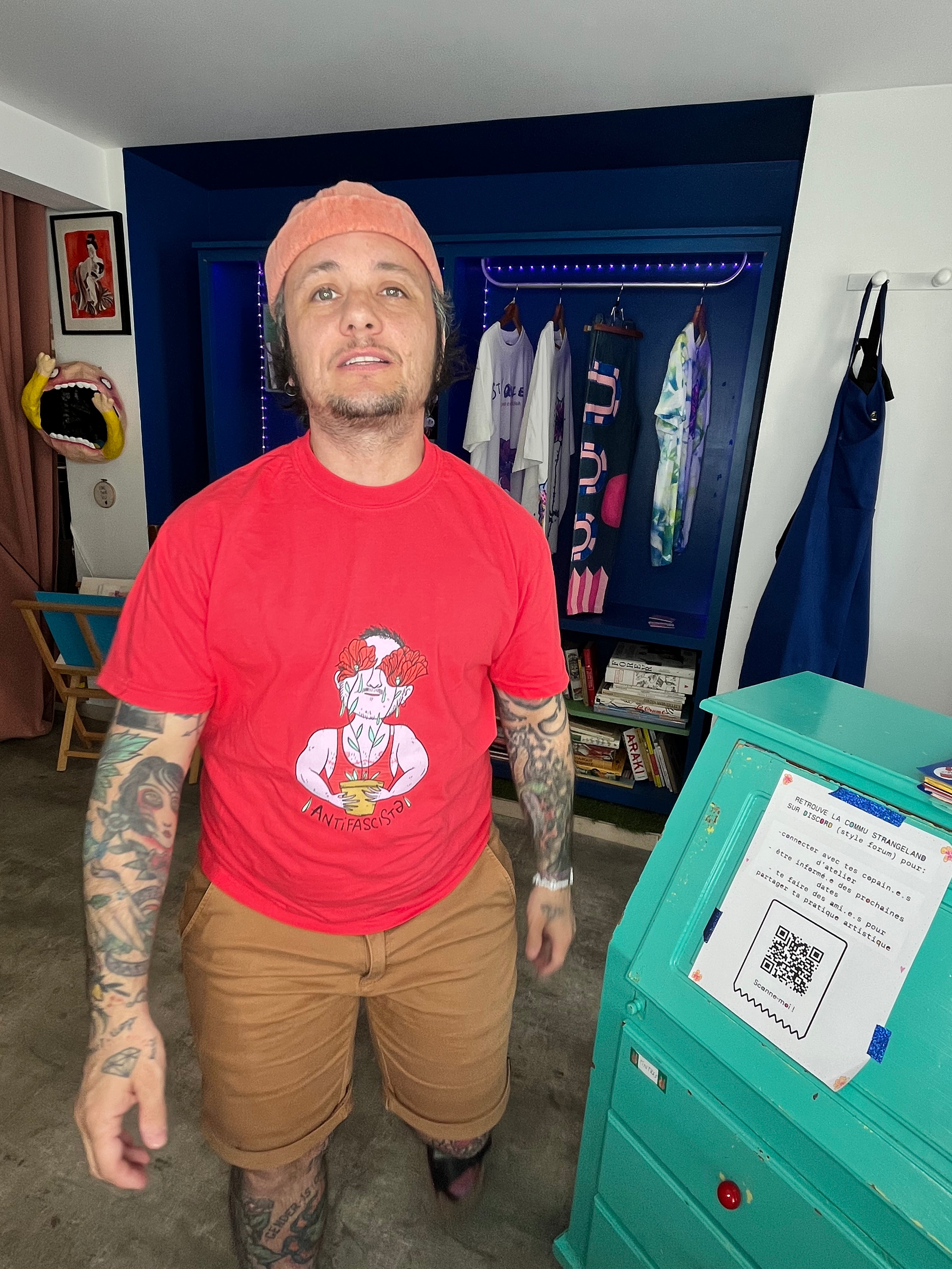 Antifascist Boy - unisex heavyweight T-Shirt - 4 colors