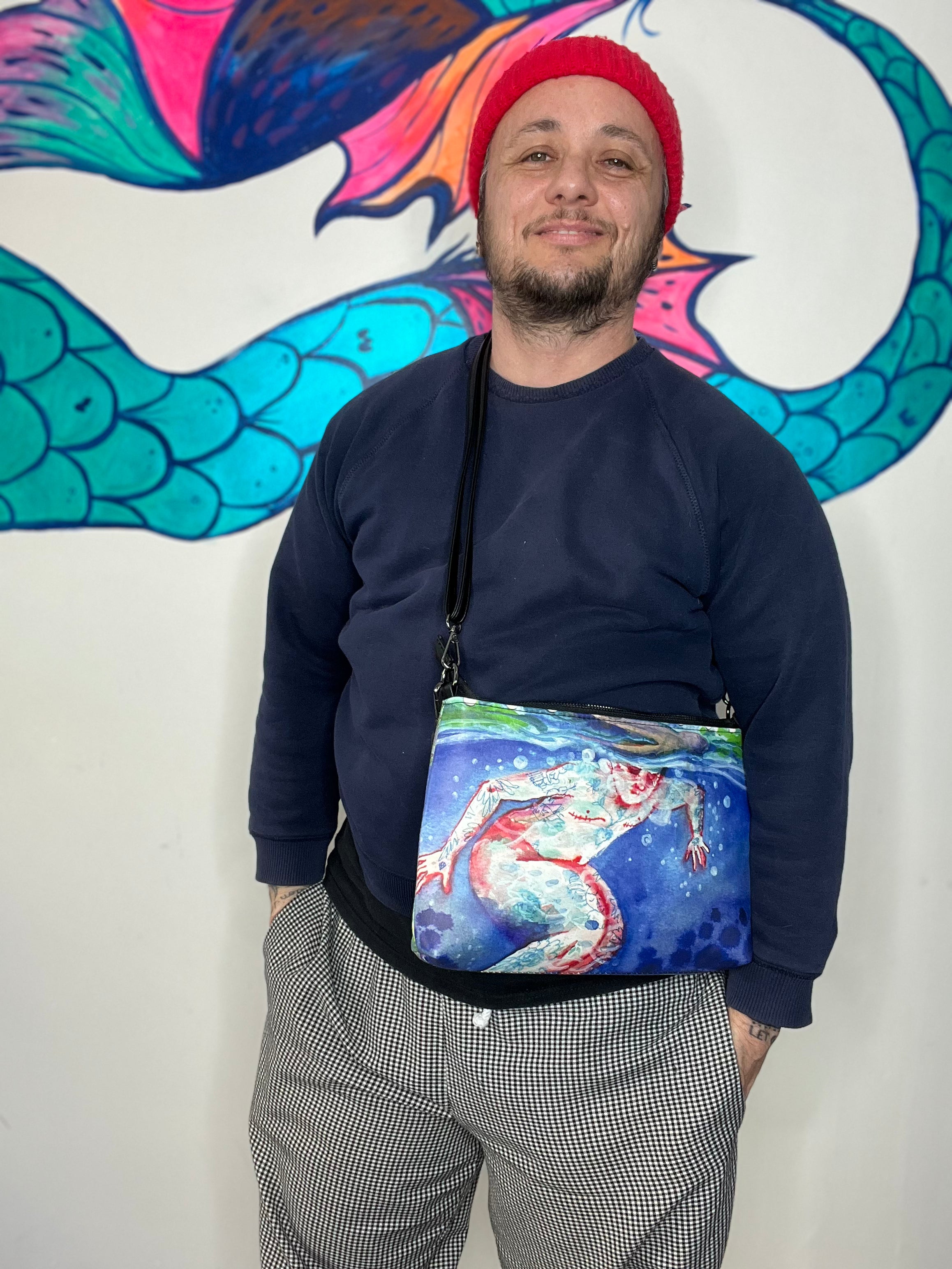 Ophelia Reclaimed — Trans Joy Crossbody Pouch