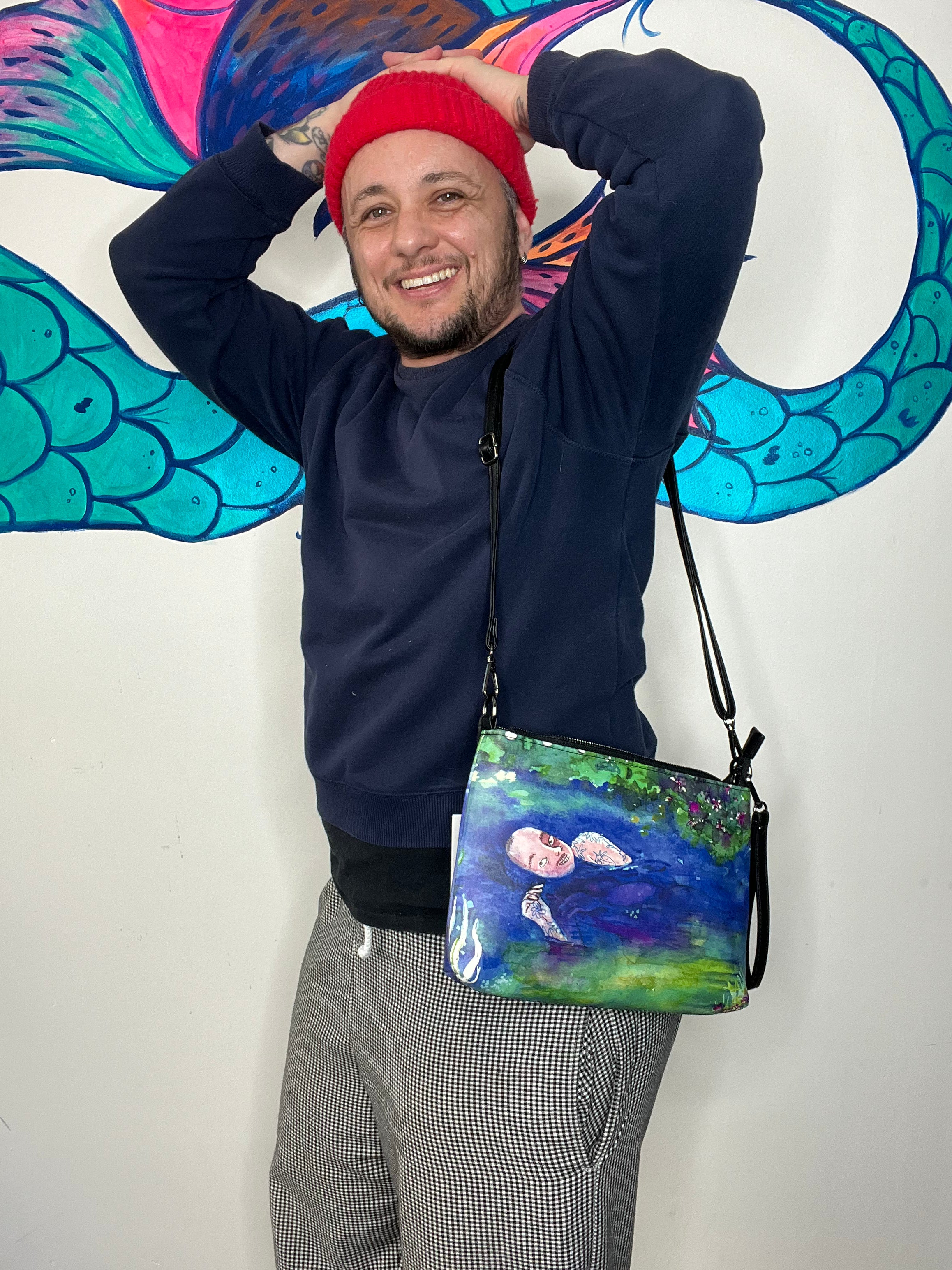 Ophelia Reclaimed — Trans Joy Crossbody Pouch