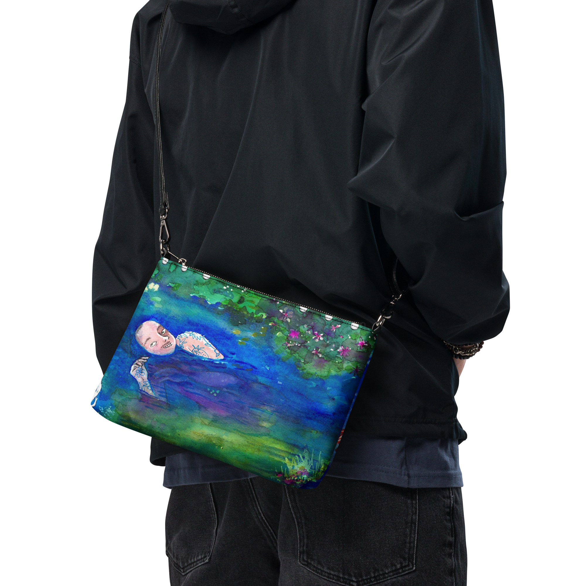 Ophelia Reclaimed — Trans Joy Crossbody Pouch