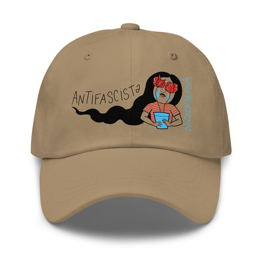 Antifascistə Activist Hat - Art by Nicoz Balboa