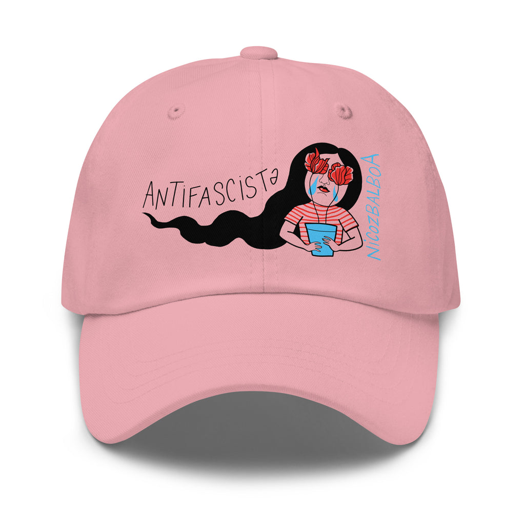 Antifascistə Activist Hat - Art by Nicoz Balboa