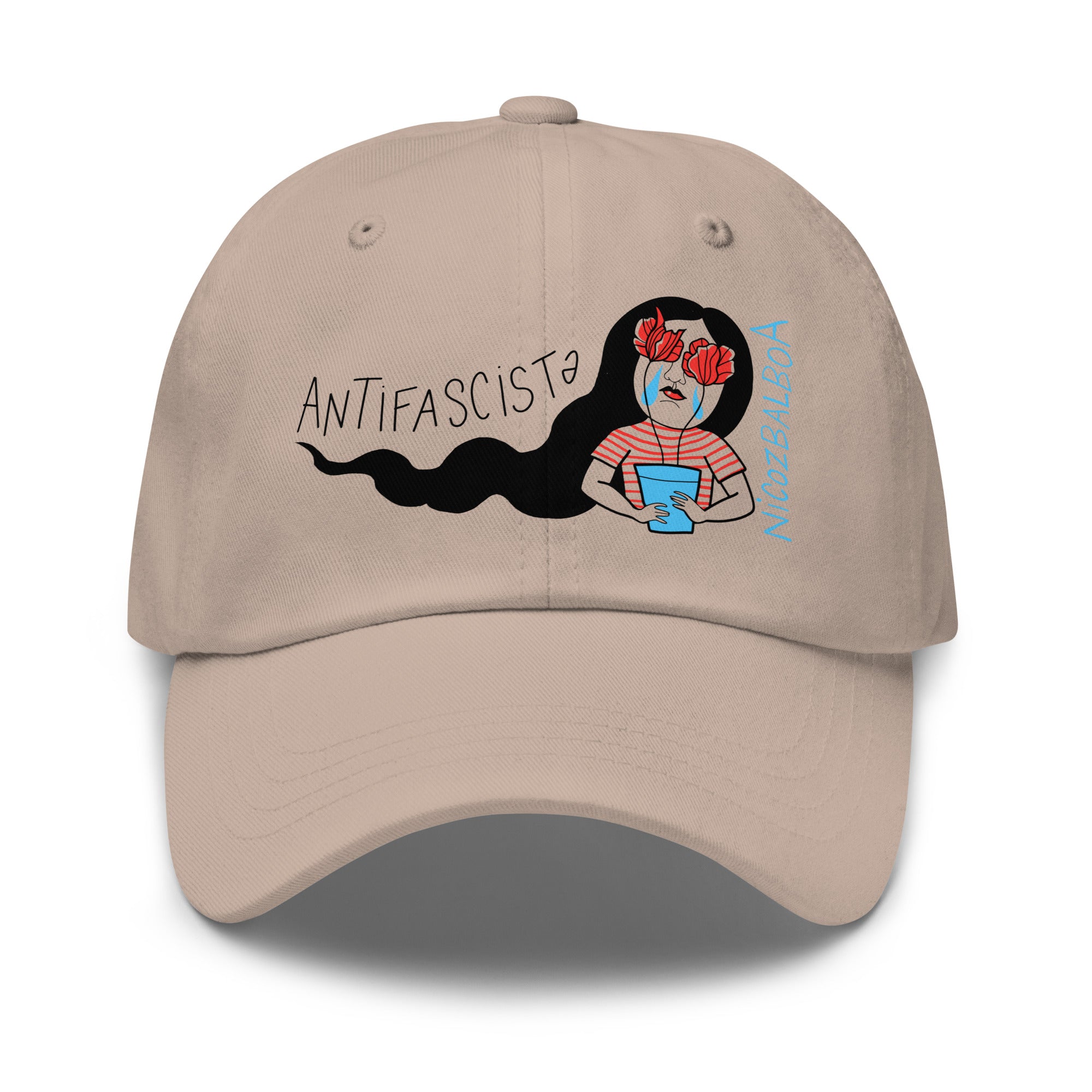 Antifascistə Activist Hat - Art by Nicoz Balboa