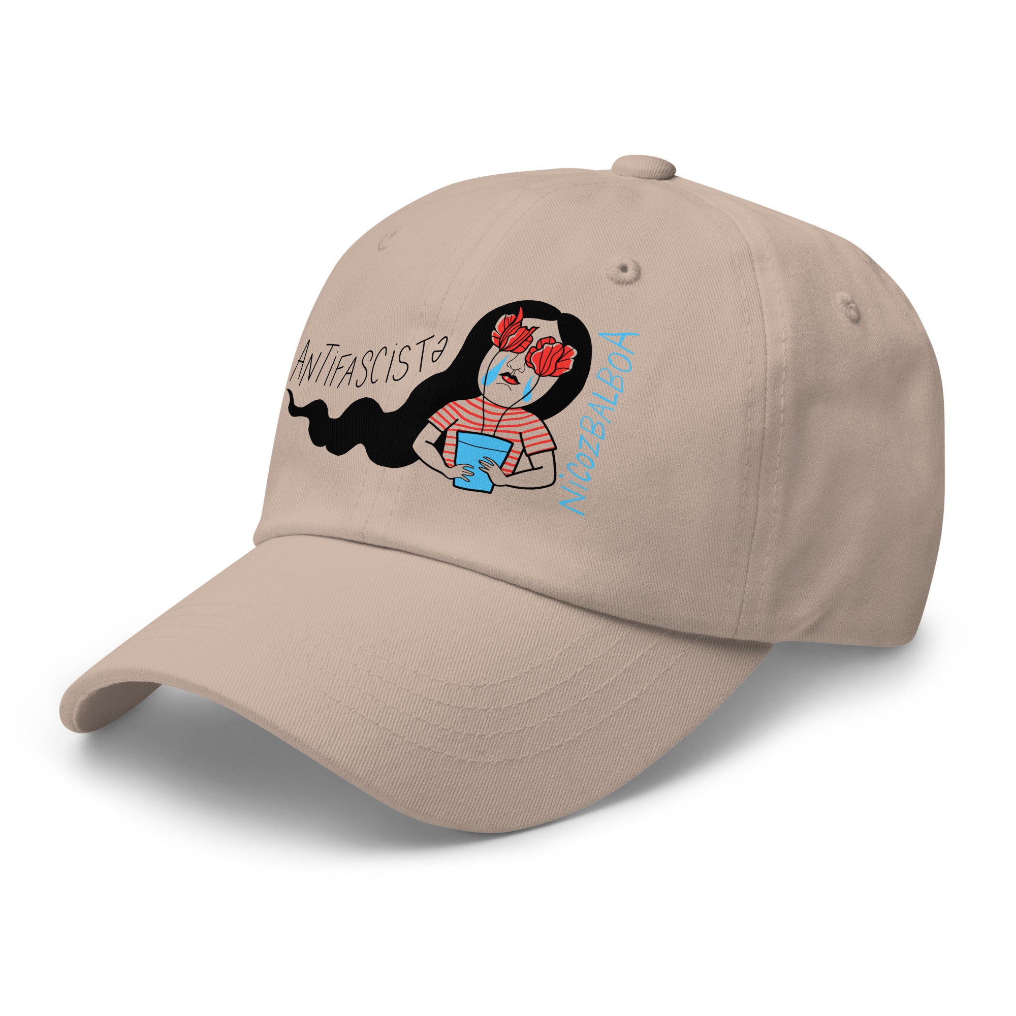 Antifascistə Activist Hat - Art by Nicoz Balboa
