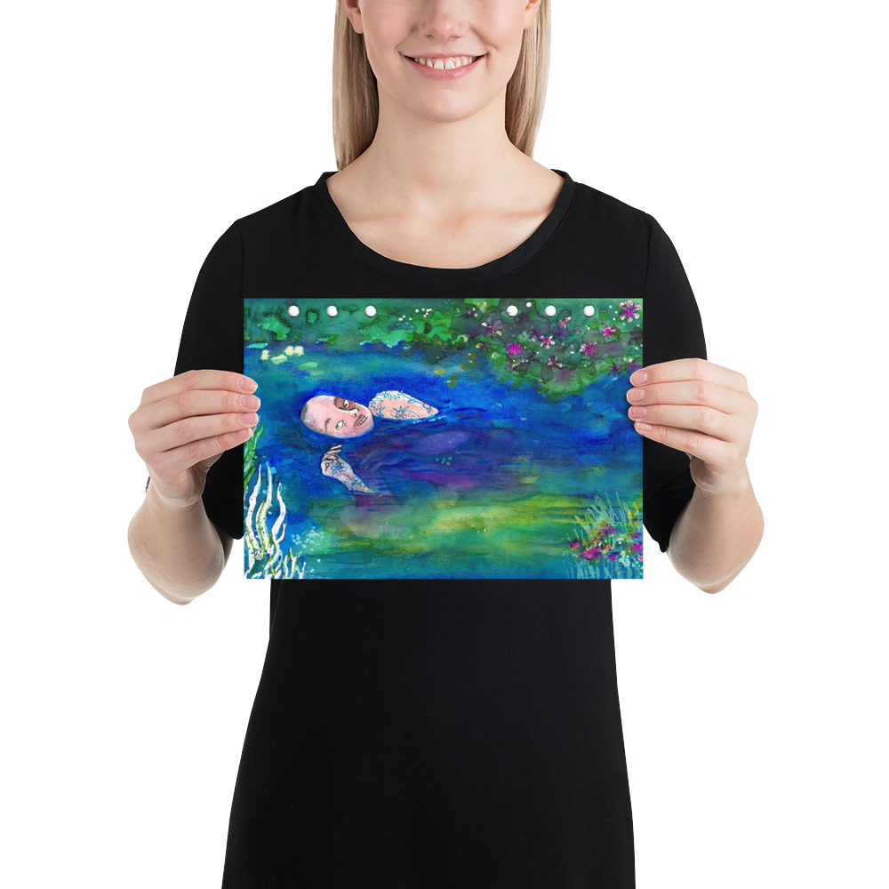 Ophelia Reclaimed — Transmasc Art Print