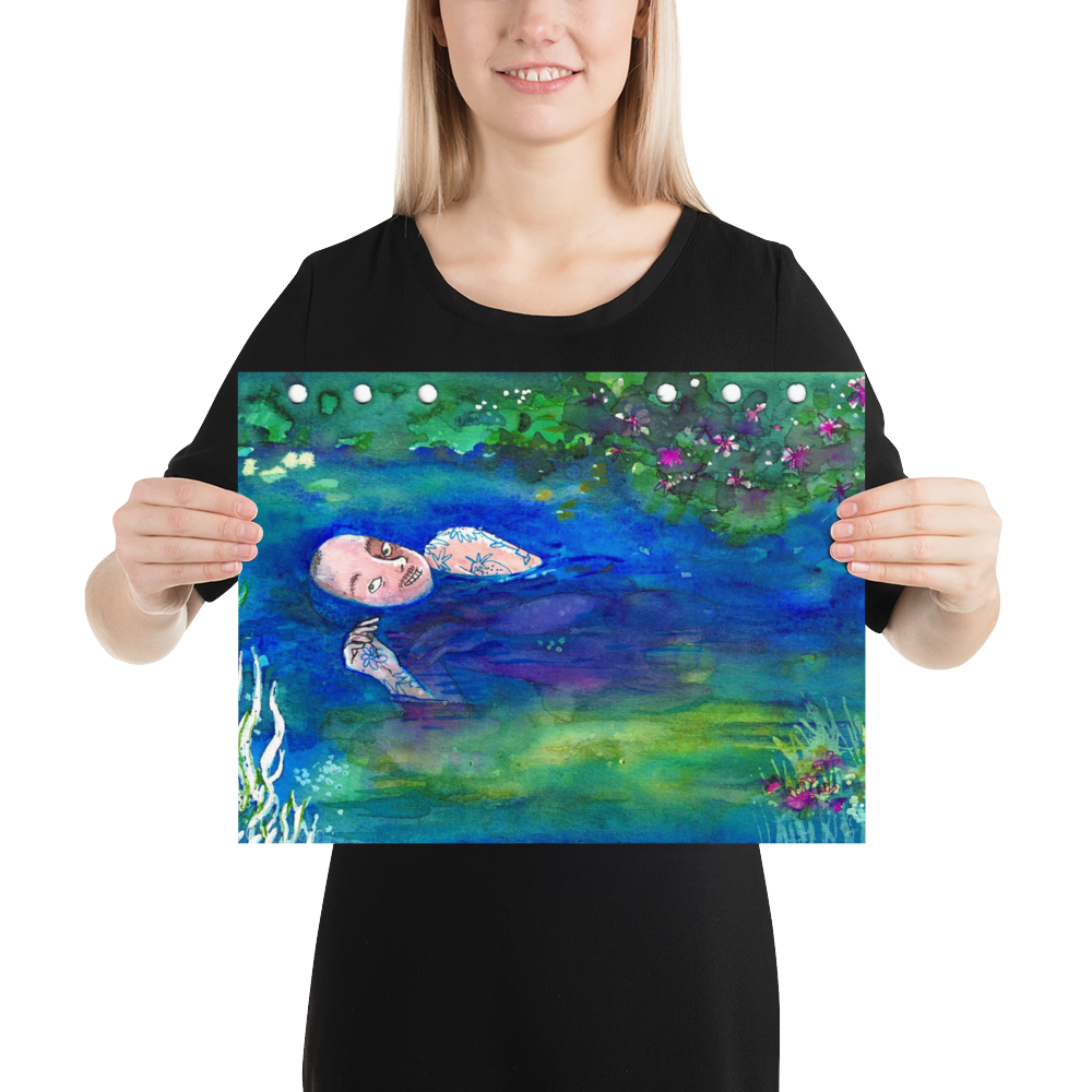 Ophelia Reclaimed — Transmasc Art Print