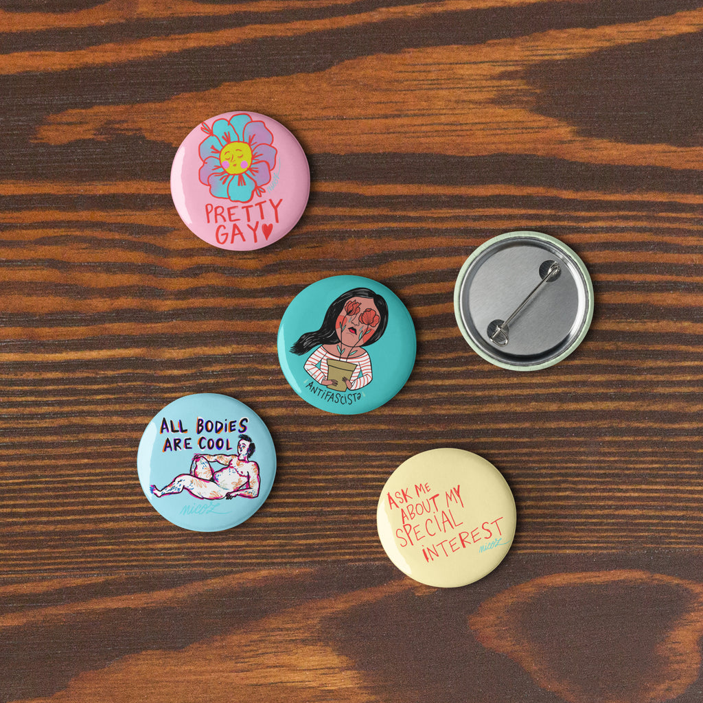 Pretty Woke Pin Pack ♥ — Set of 5